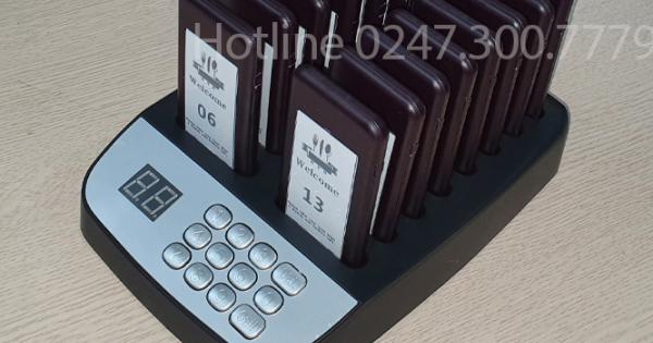 Bộ 16 thẻ rung tự phục vụ cho nhà hàng bán kính 50m