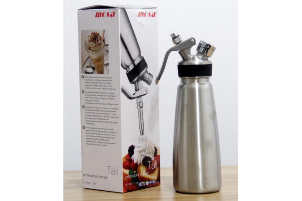 Bình xịt kem tươi Mosa inox 500ml