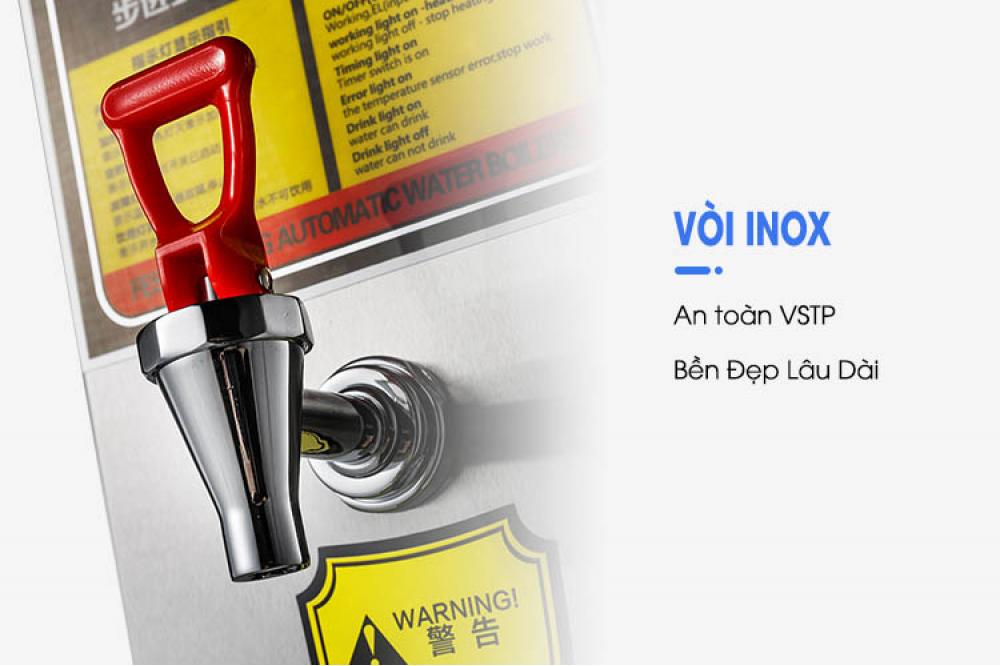 Vòi nước được làm bằng inox cao cấp